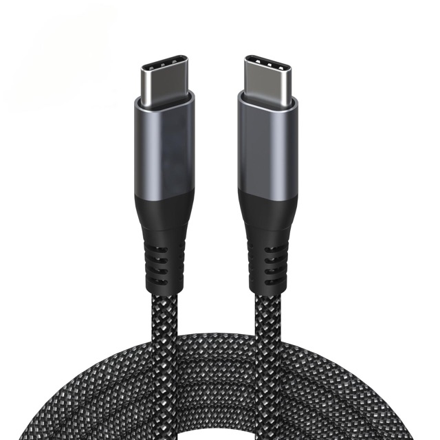 WS-005 — Type-C to Type-C, aluminum-shelled braided wire